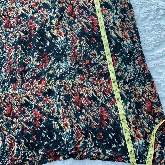 Elegant Black and Multicolor Lace Mini Dress - Picture 6 of 8